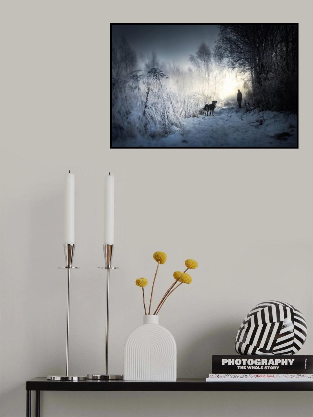 morning walk Poster och Canvastavla