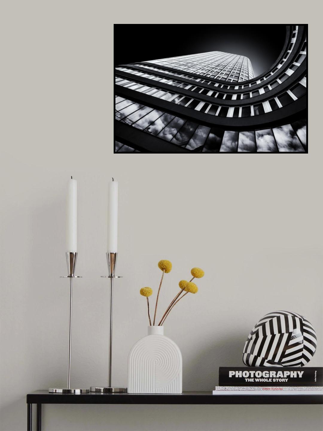 curved architecture Poster och Canvastavla