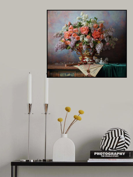 Still life with flowers Poster och Canvastavla