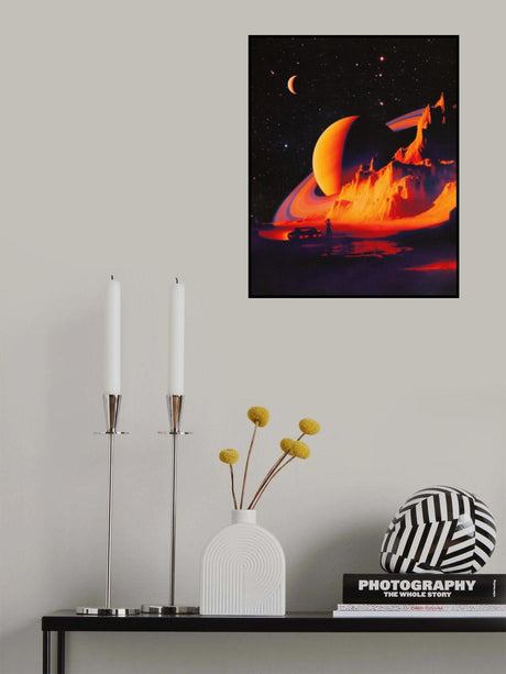 Alien Landscape Poster och Canvastavla