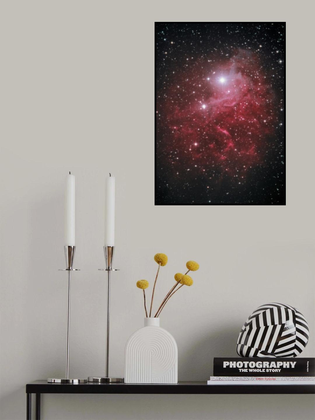 Flaming Star Nebula Poster och Canvastavla