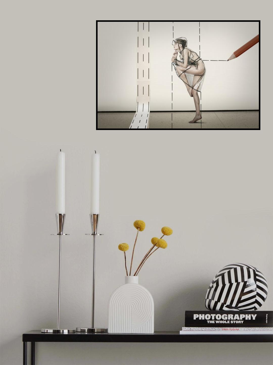 Lines II Poster och Canvastavla