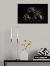 Pomegranate, fig and grape... Poster och Canvastavla