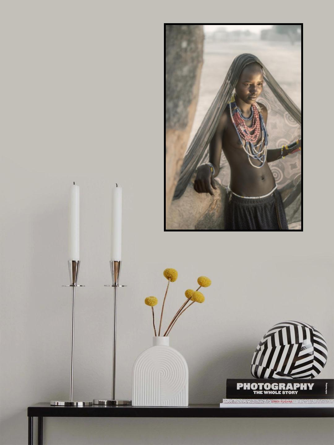 Beauty in a tribes girl Poster och Canvastavla