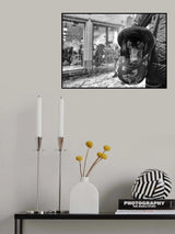 it snows in the city, and I ...... Poster och Canvastavla