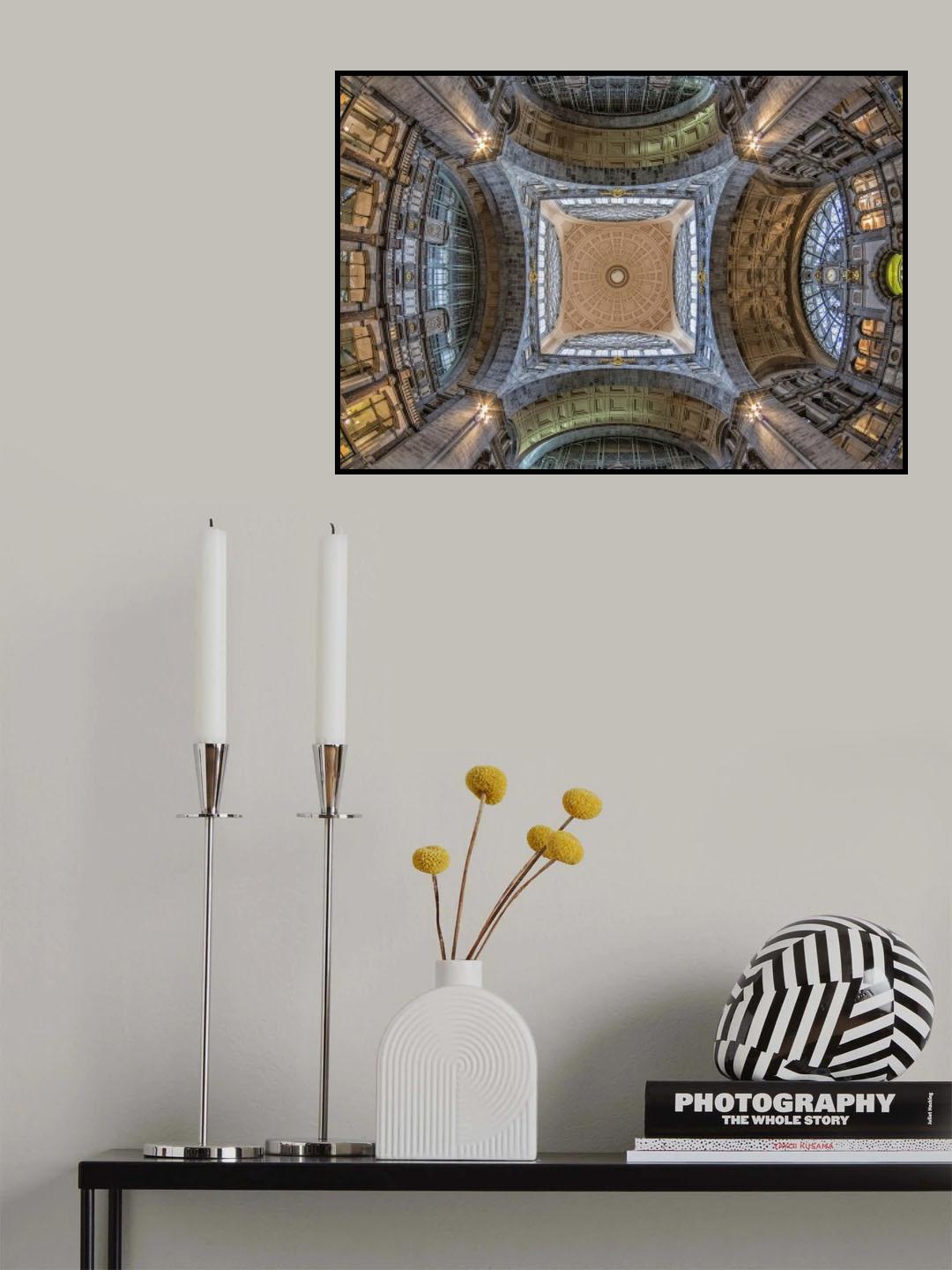 The railway cathedral Poster och Canvastavla