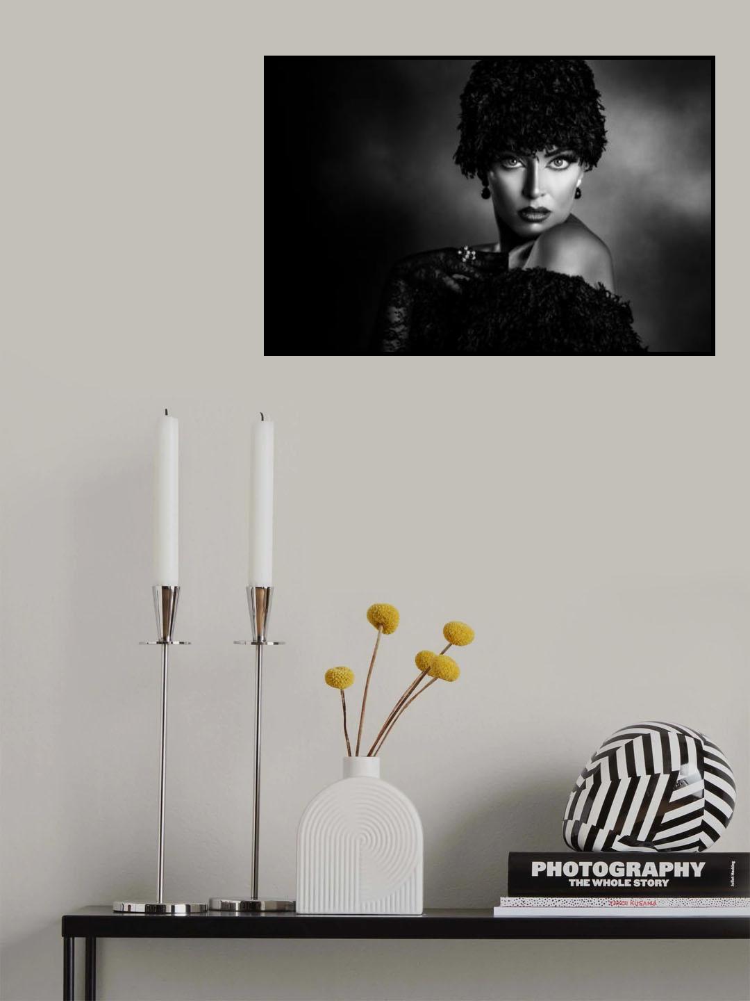 Ros Poster och Canvastavla