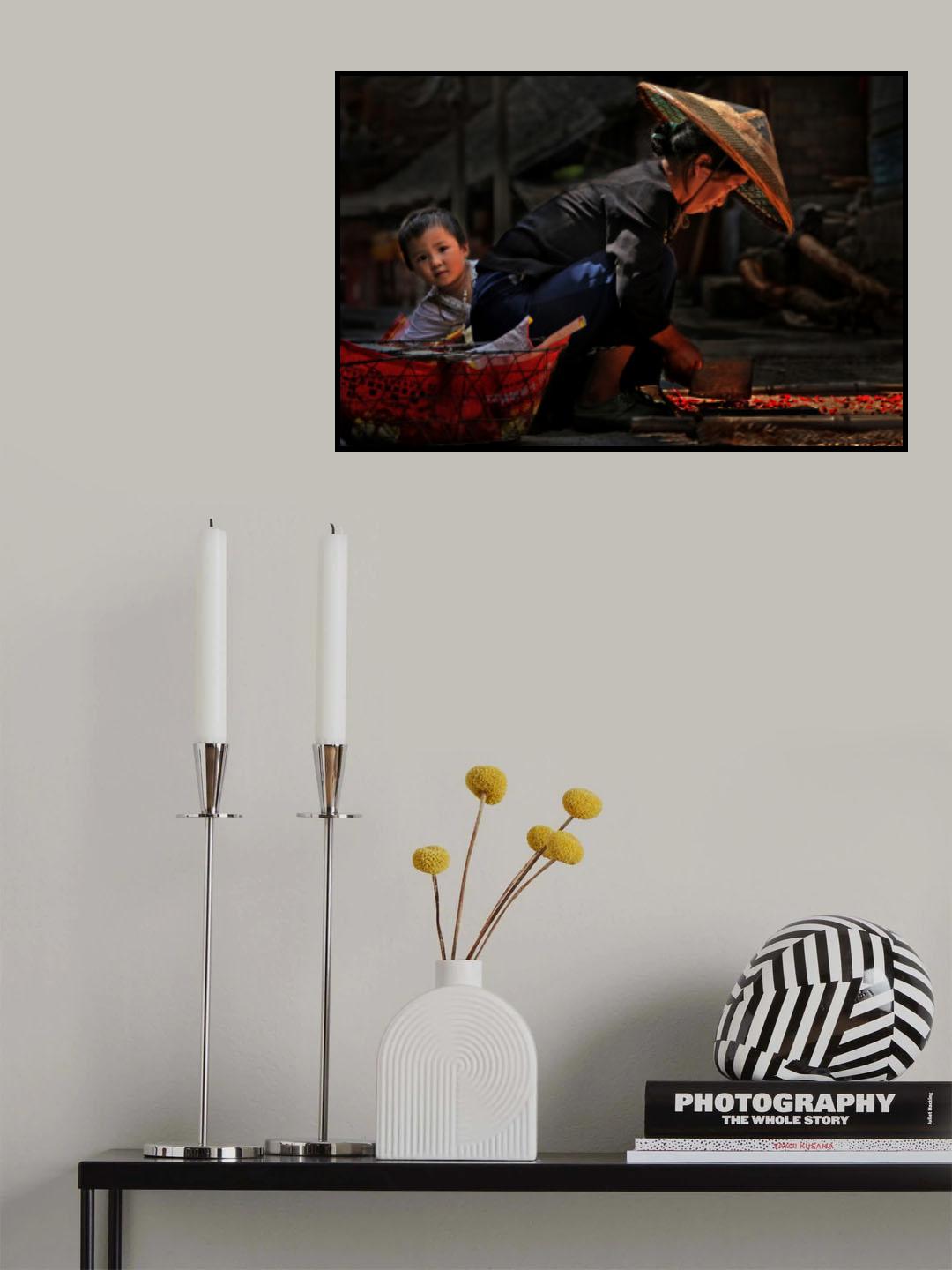 Curious Poster och Canvastavla