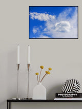 cloudy weather and sky background Poster och Canvastavla