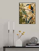 Paradise Birds Poster och Canvastavla