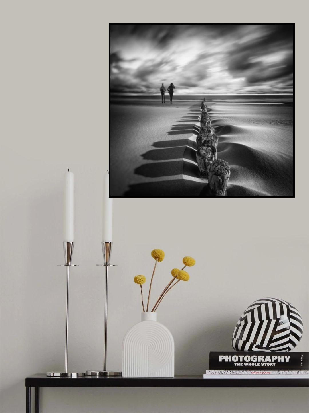 Walk on the beach Poster och Canvastavla