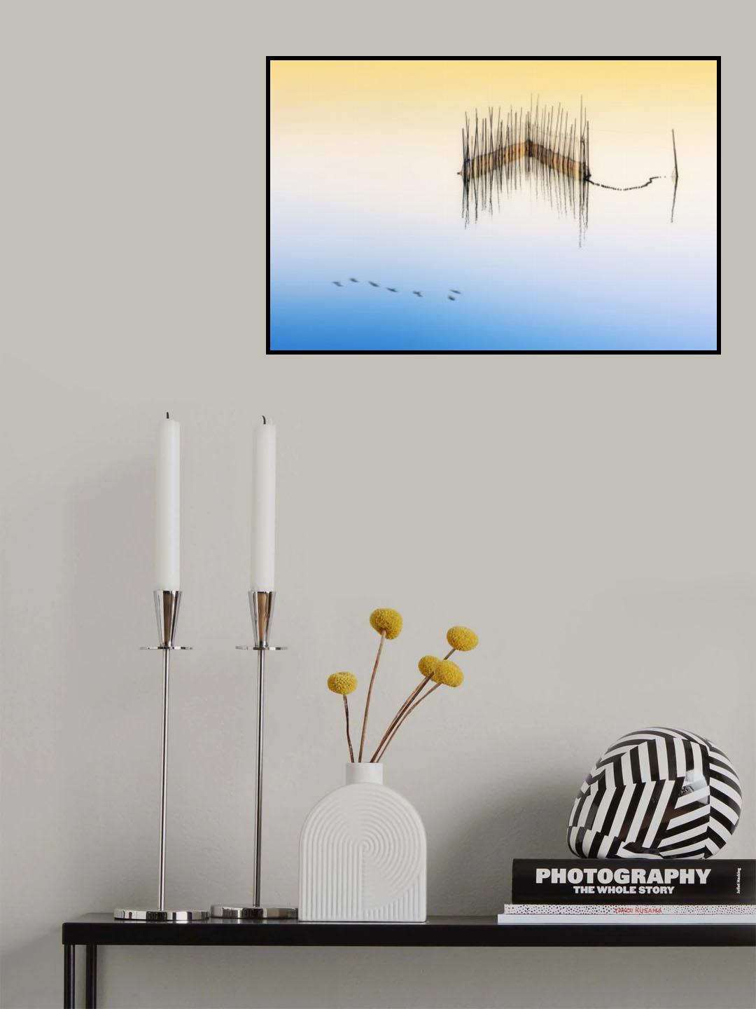 Flight on Lake Poster och Canvastavla