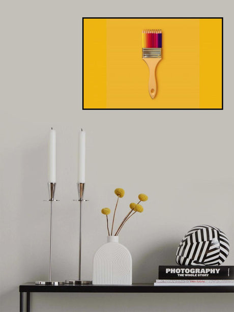 Creative Brush Poster och Canvastavla