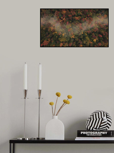 Foggy Autumn Poster och Canvastavla