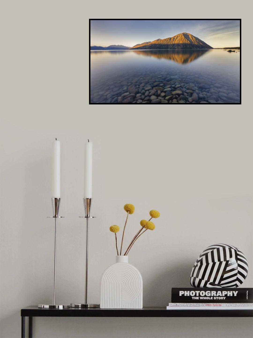 Across from Lake Ohau Poster och Canvastavla