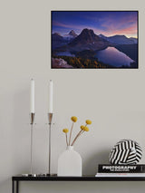 Twilight at Mount Assiniboine Poster och Canvastavla
