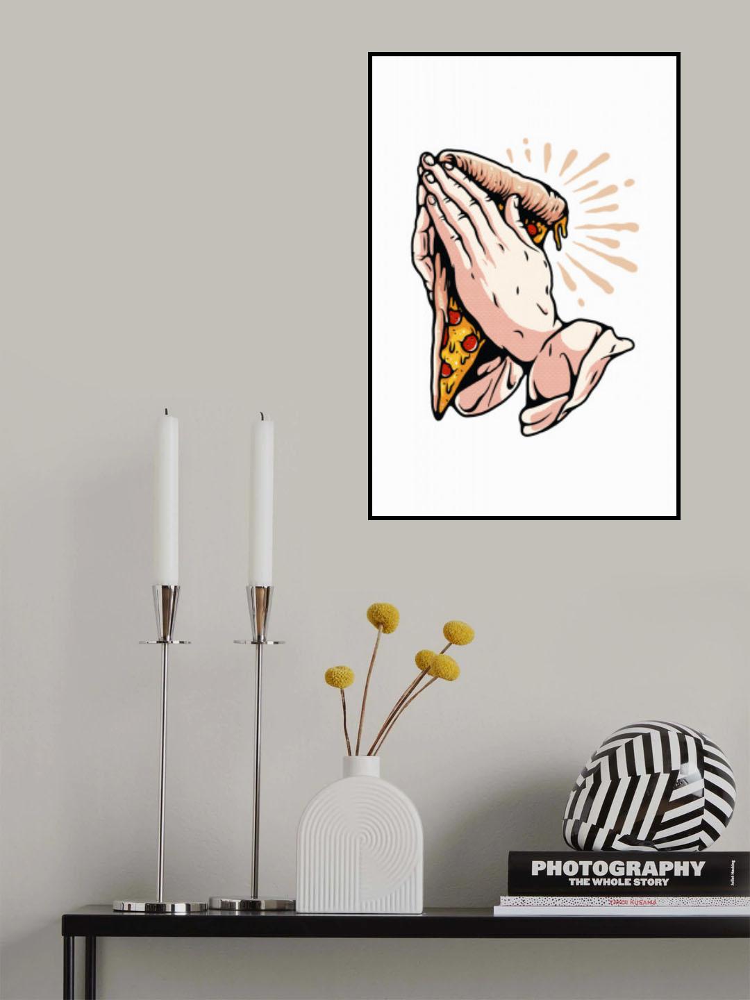 Pizza Is Life Poster och Canvastavla