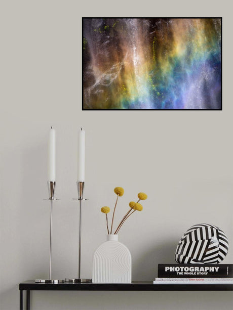A rainbow in a waterfall Poster och Canvastavla