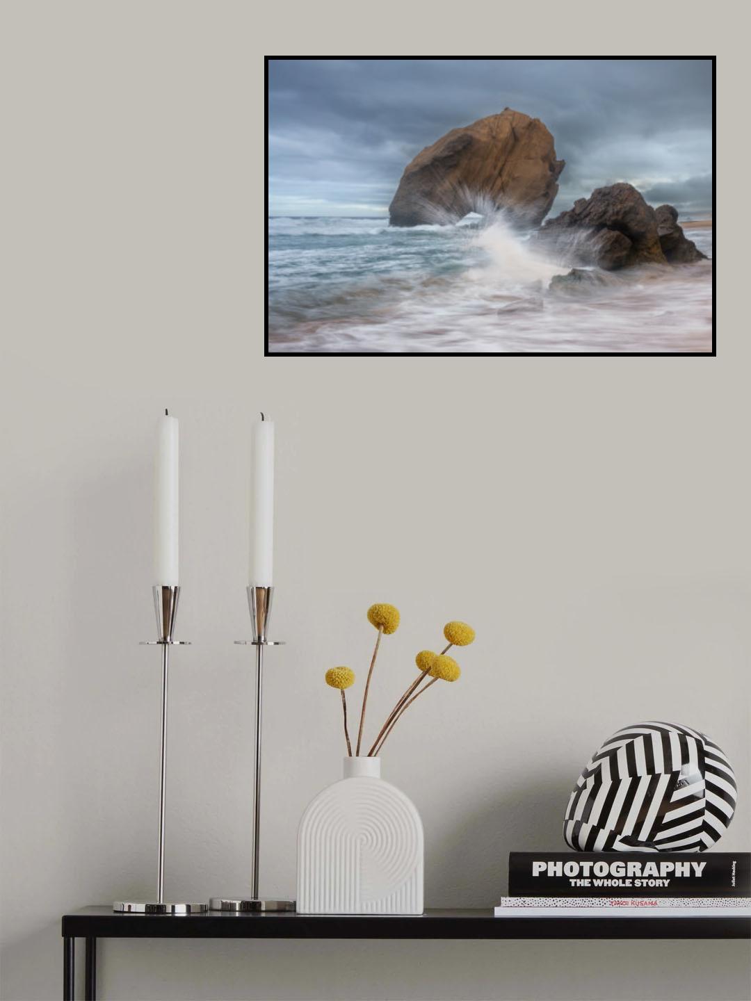 Wave and Cave Poster och Canvastavla