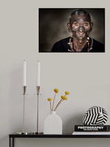 Tattooed tribesman Poster och Canvastavla