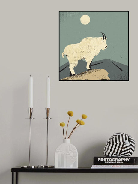 Mountain Goat Poster och Canvastavla