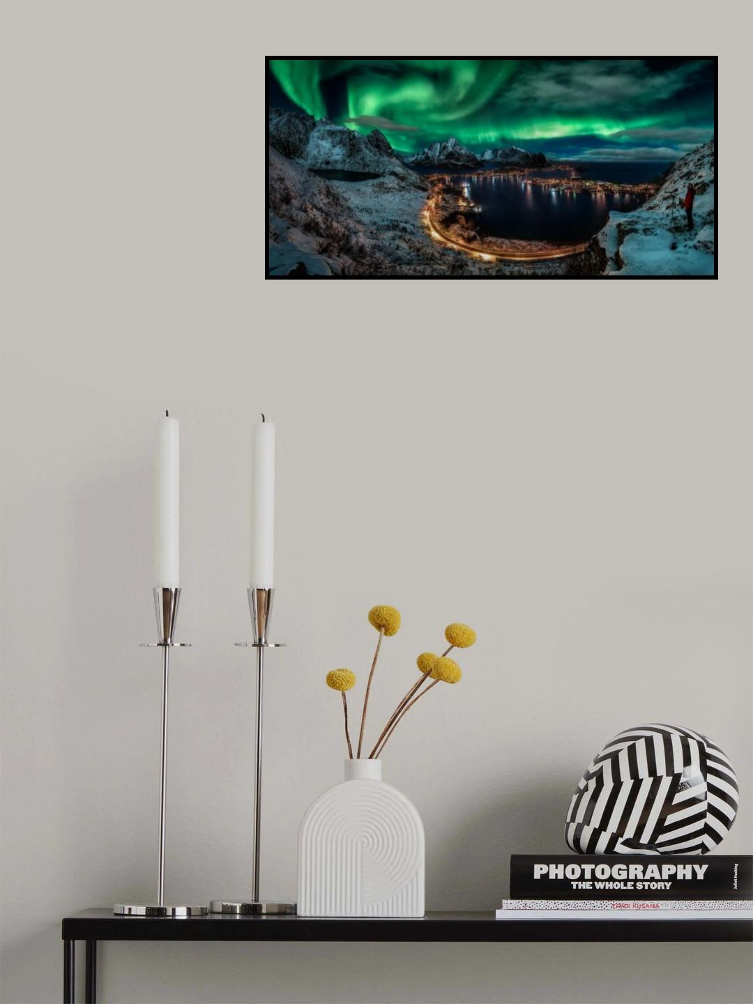 Chasing the Northern Lights Poster och Canvastavla