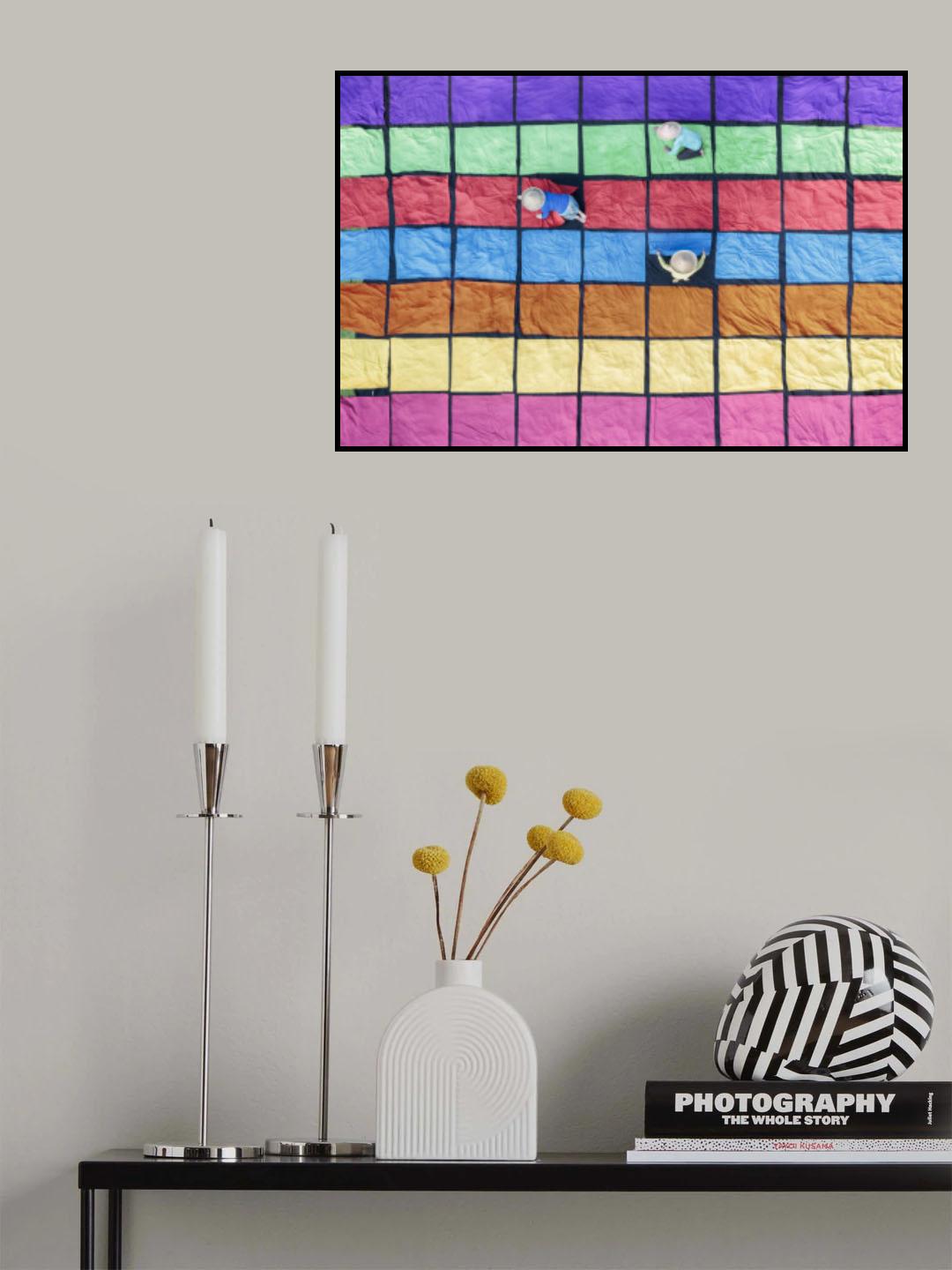 Drying Fabrics Poster och Canvastavla