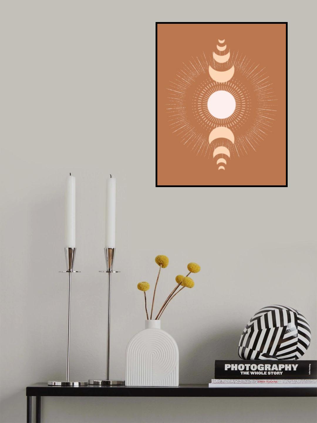 Moon Poster och Canvastavla