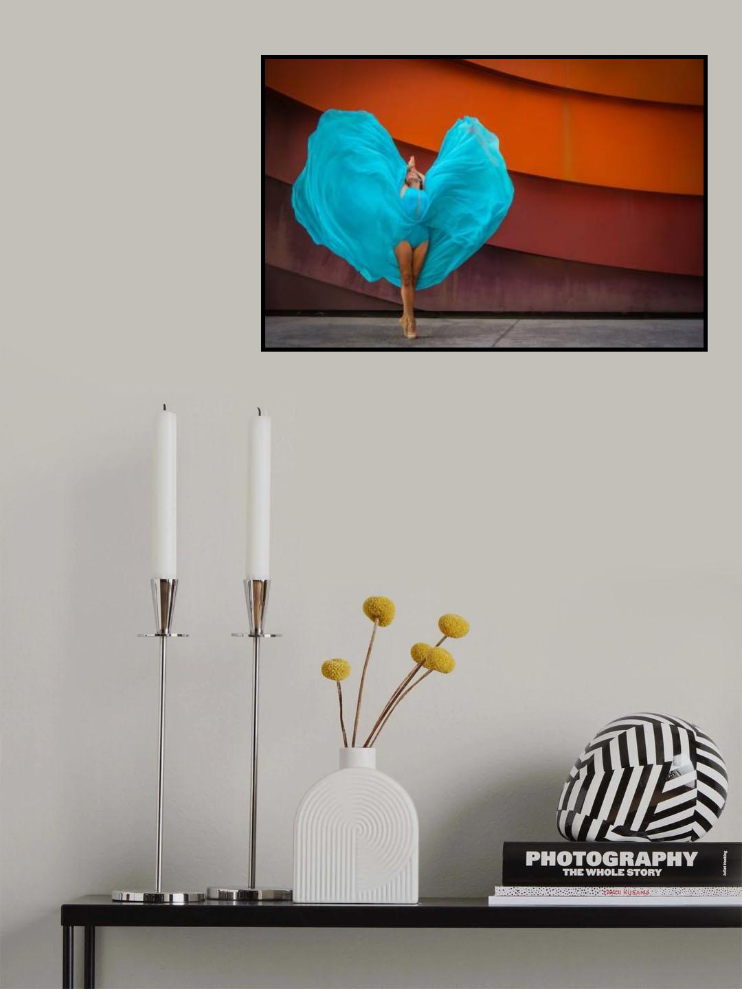 Dancing girl Poster och Canvastavla