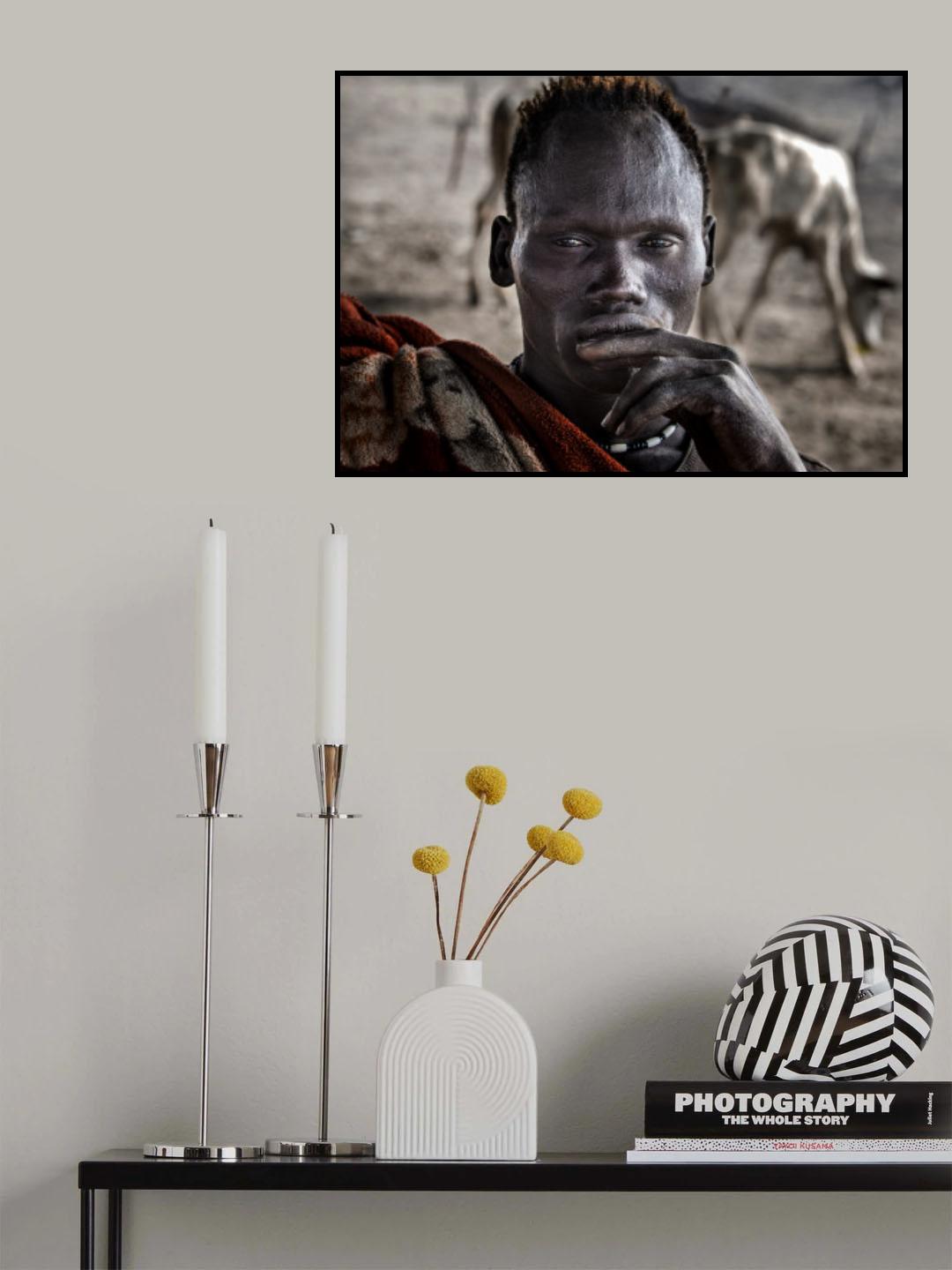 Mundari man. Poster och Canvastavla