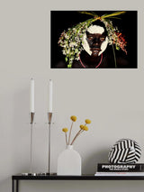 Suri and flowers Poster och Canvastavla