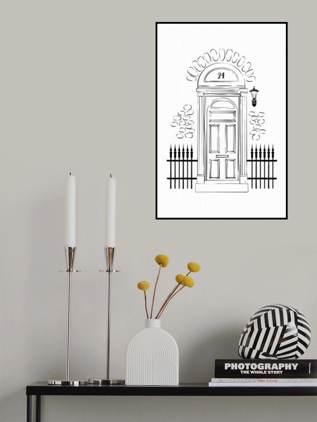London Door Poster och Canvastavla