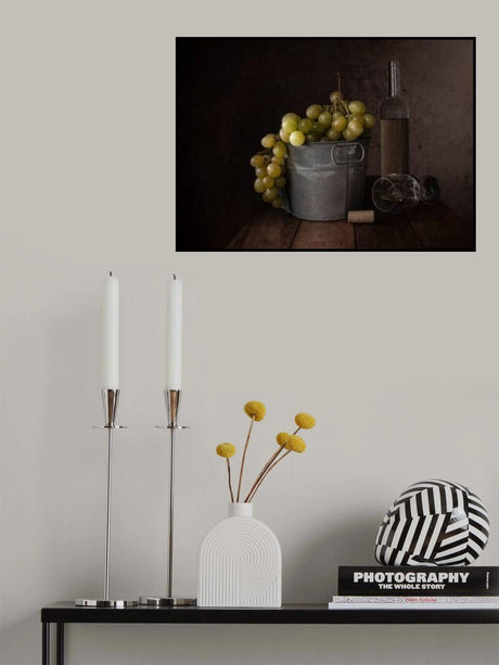 White wine Poster och Canvastavla