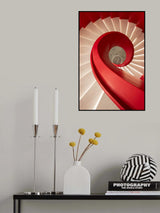 Red handrails Poster och Canvastavla