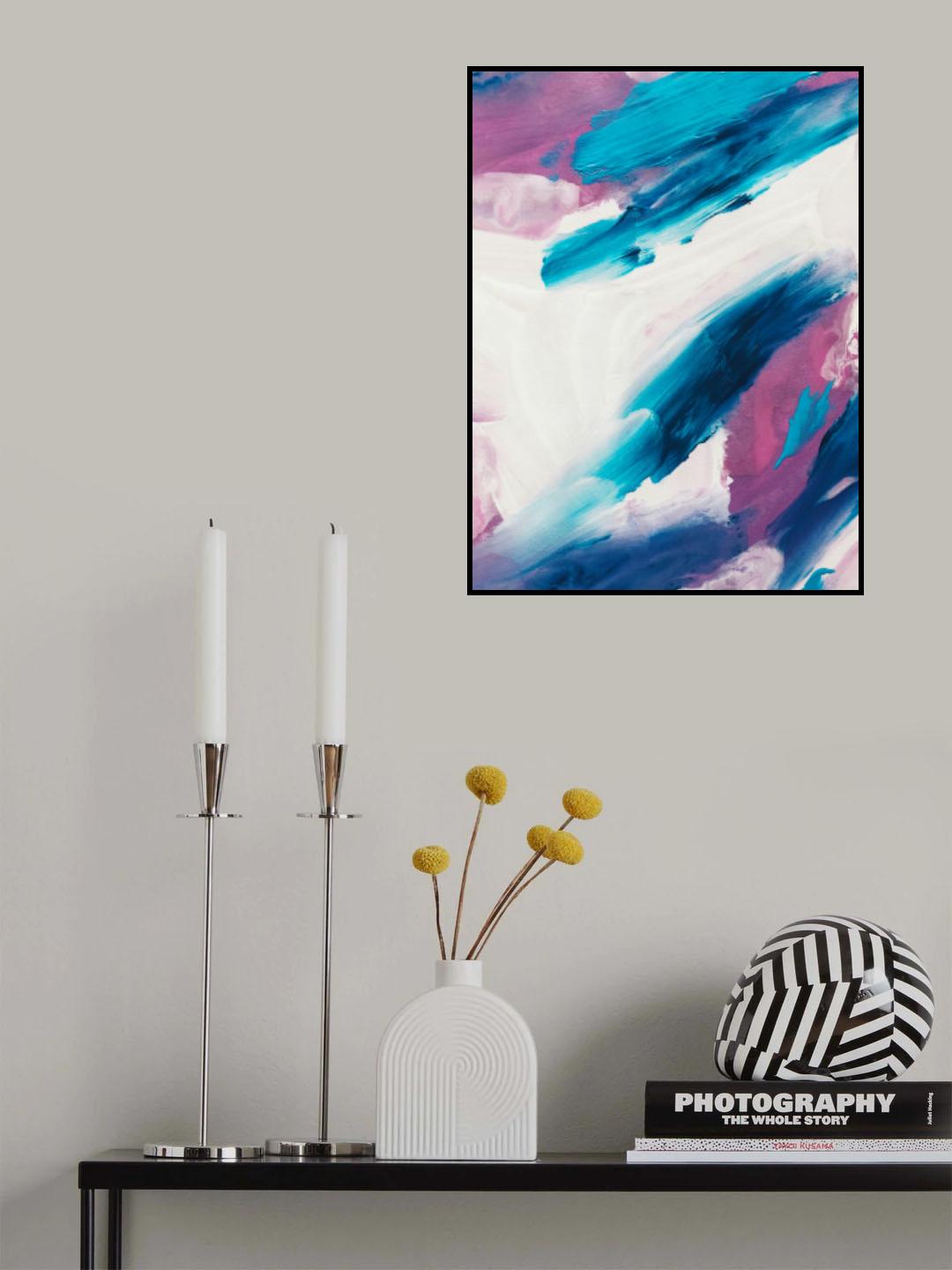 Abstract 35 Poster och Canvastavla