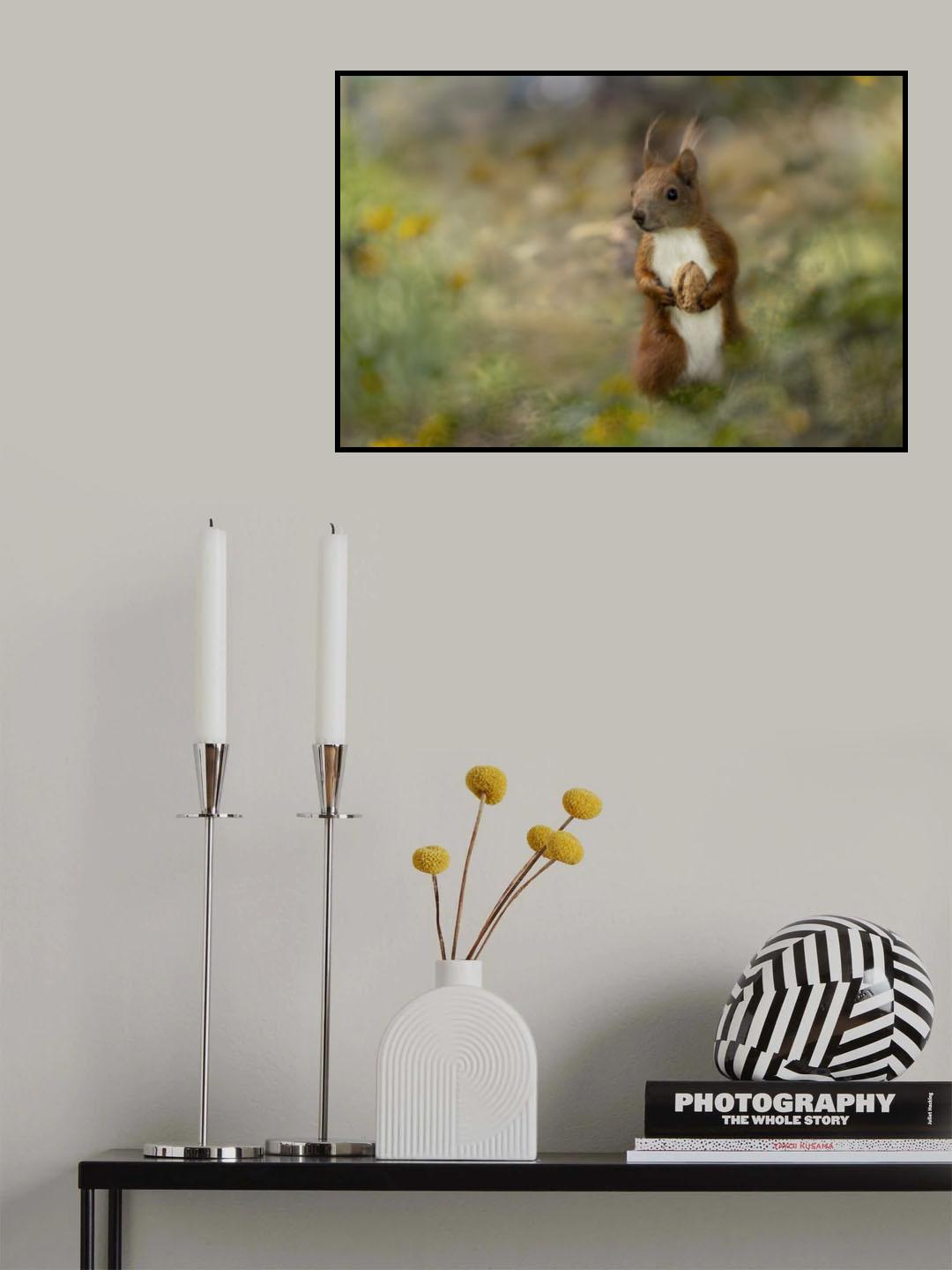 Ruda modelka Poster och Canvastavla