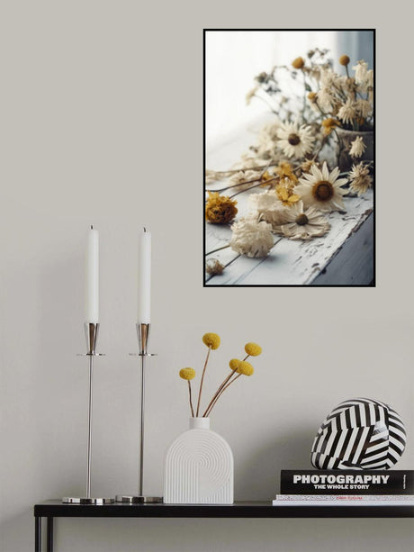 Dry Flowers Arrangement Poster och Canvastavla