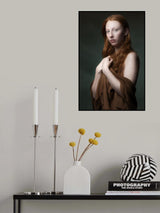 Olive with Scarf Poster och Canvastavla
