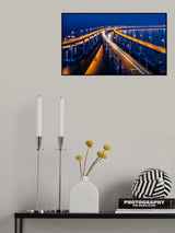 Dalian Bay Bridge Poster och Canvastavla