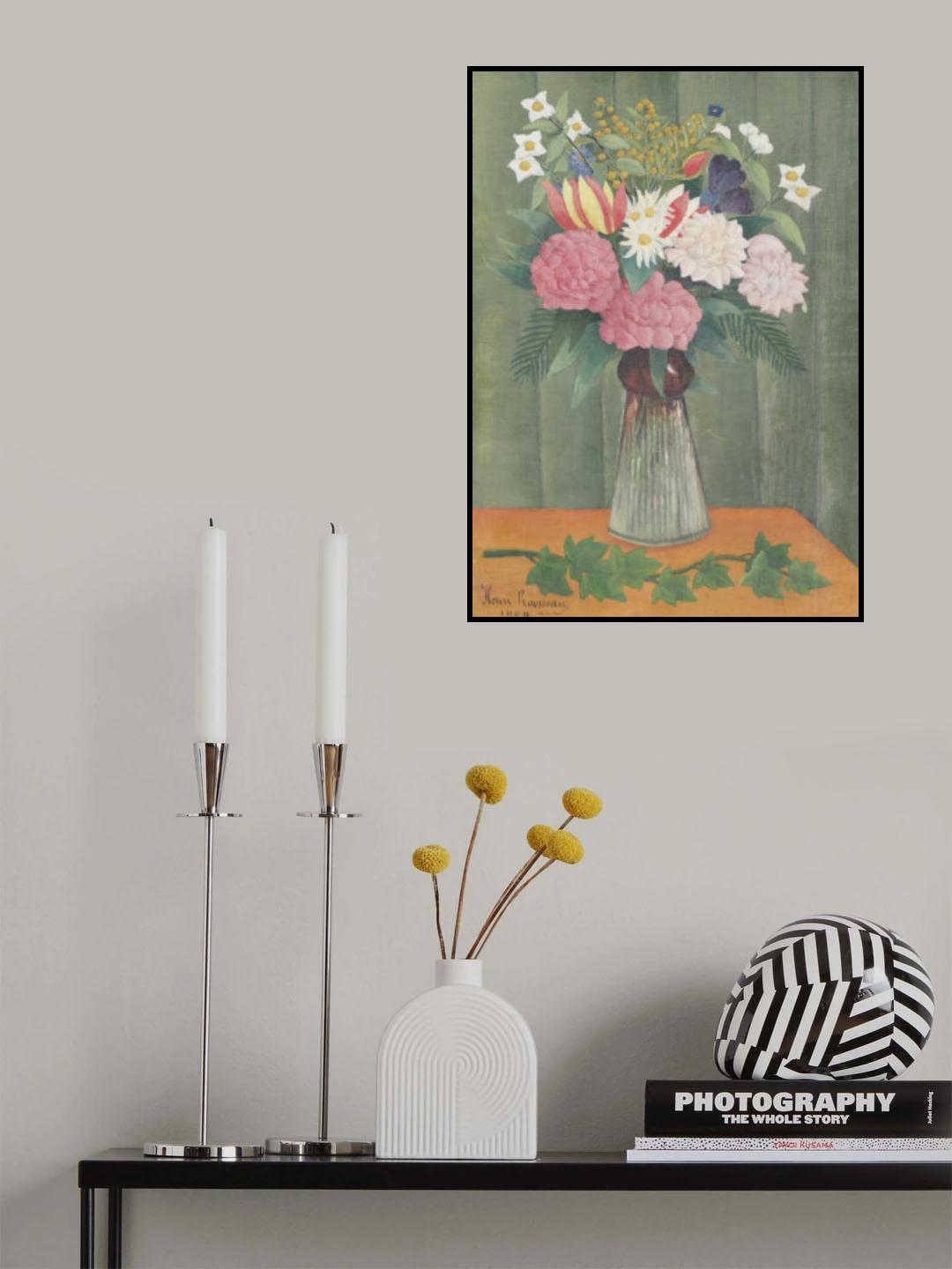 Flowers In a Vase Poster och Canvastavla