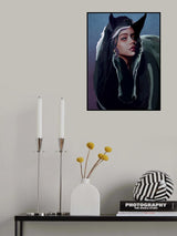 Woman and Horse Poster och Canvastavla