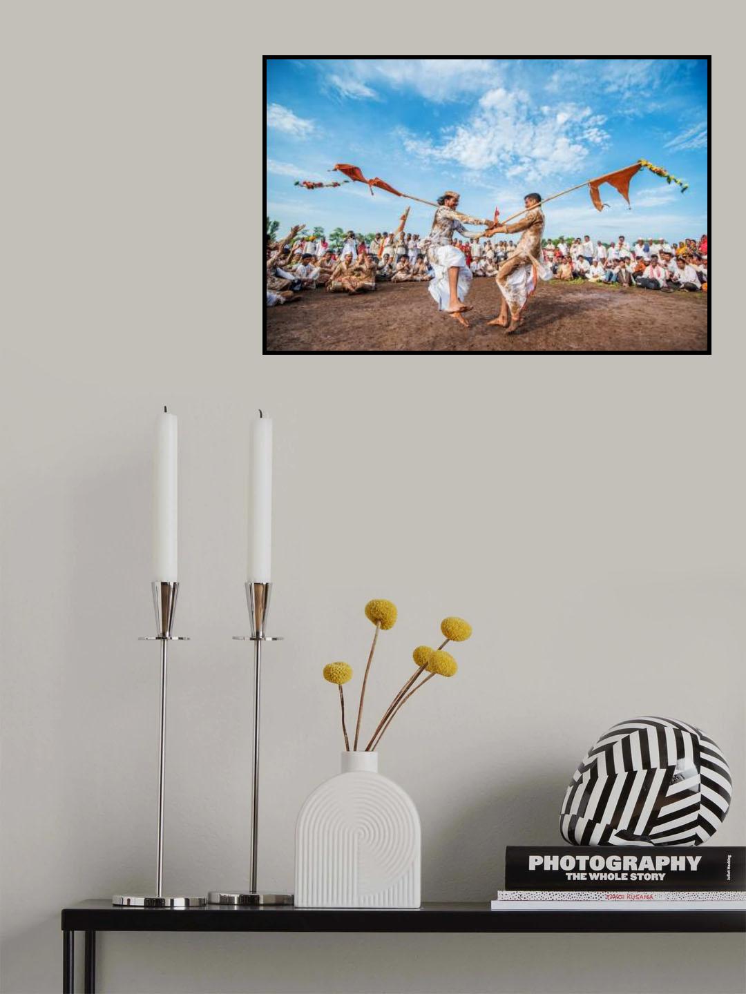 Palkhi Festival Poster och Canvastavla