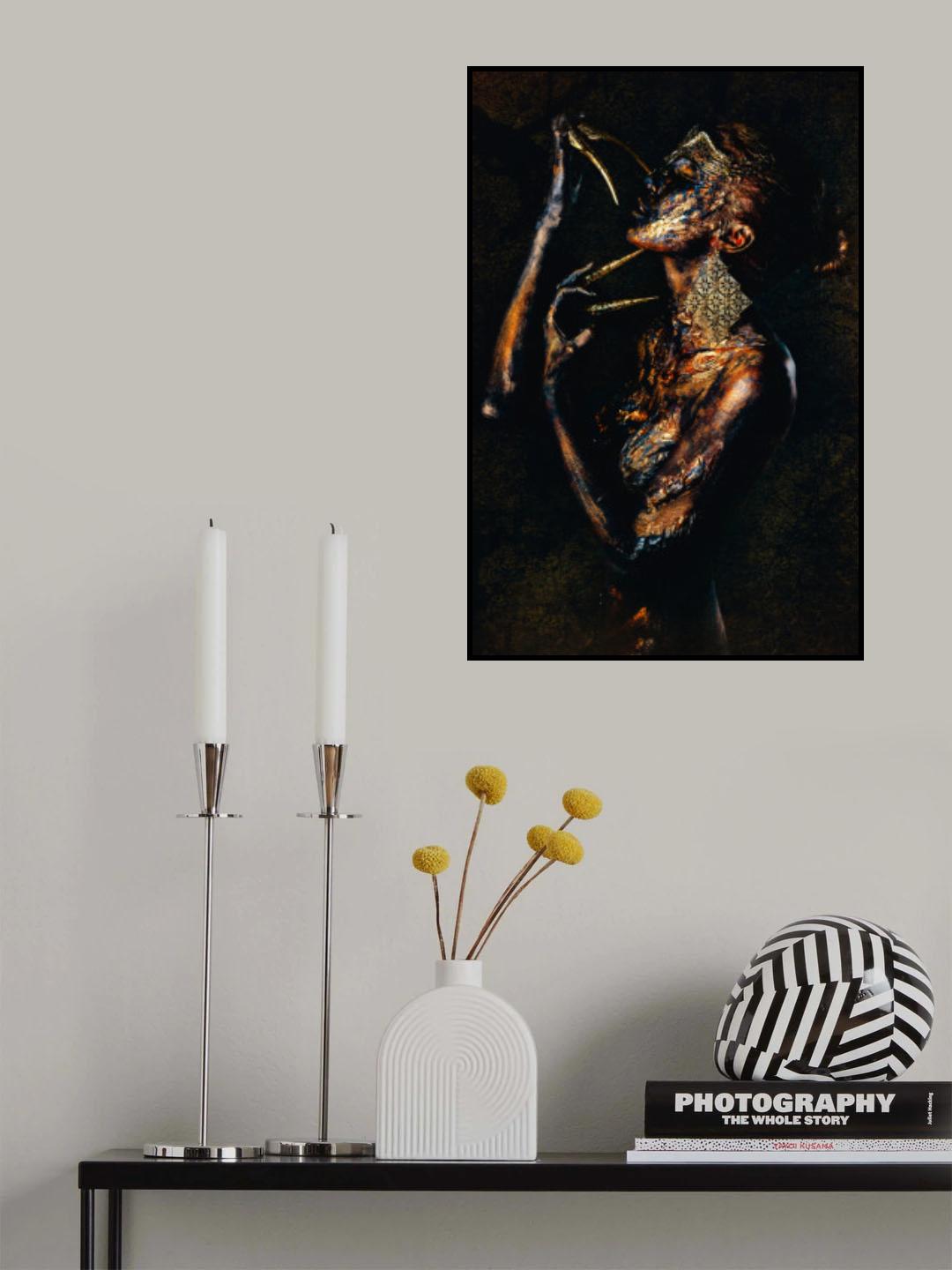 She is a Fire full of rage and chaos Poster och Canvastavla
