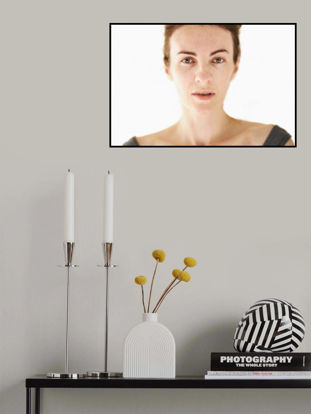 portrait of a young woman Poster och Canvastavla
