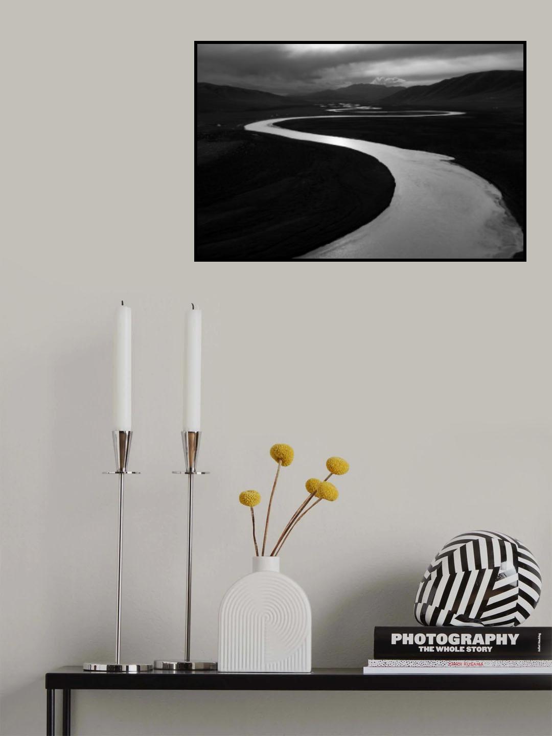 A winding river Poster och Canvastavla