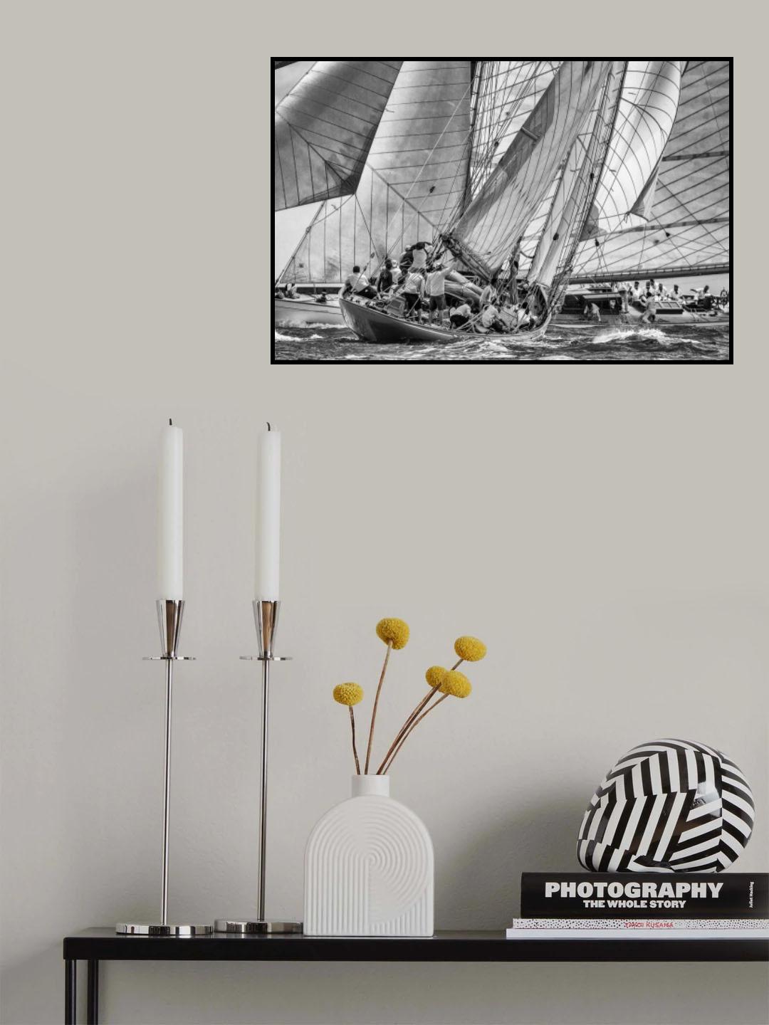 Moonbeams crossing Poster och Canvastavla