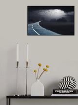 Lighting Blue Poster och Canvastavla