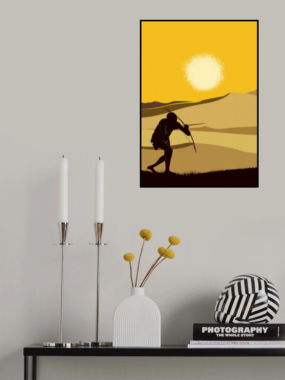 San Hunter-gatherers in Africa Poster och Canvastavla