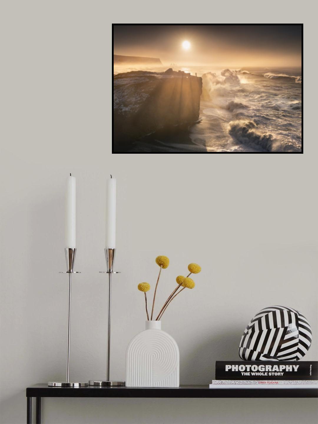 Icelandic Storm Poster och Canvastavla