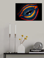 Orange-lined triggerfish Poster och Canvastavla